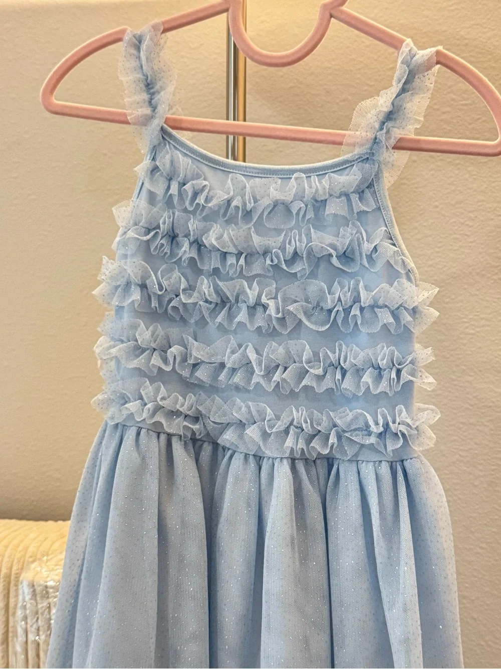 H&M cream tulle